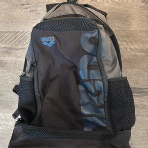 Arena Black and Gray Backpack